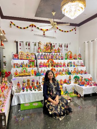 With the golu, for real